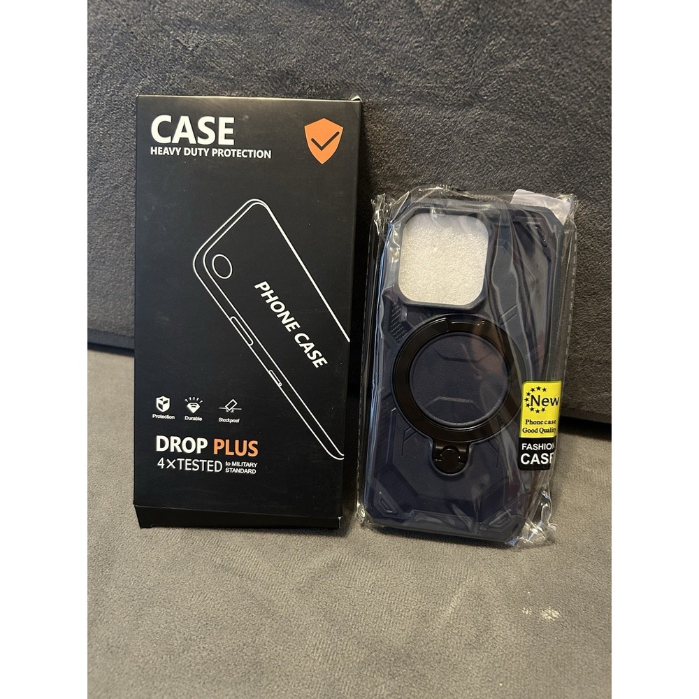 iPhone 14 Pro 6.1" Heavy Duty Armor Case Blue Drop Plus Shockproof New